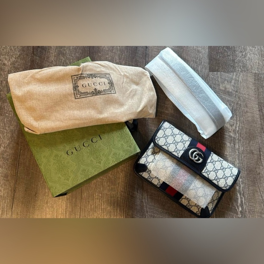 Authentic Gucci Ophidia Belt Bag